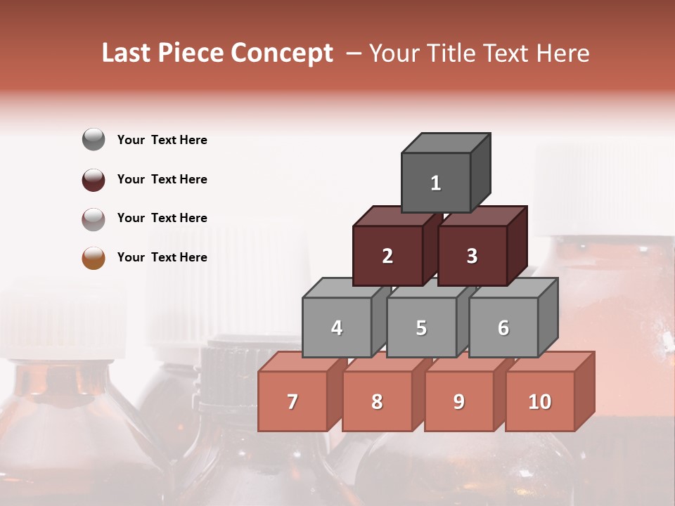 Salz Medicine Bottle Ler PowerPoint Template