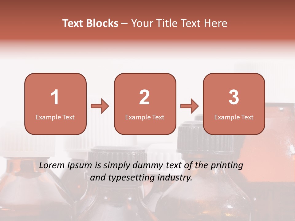 Salz Medicine Bottle Ler PowerPoint Template