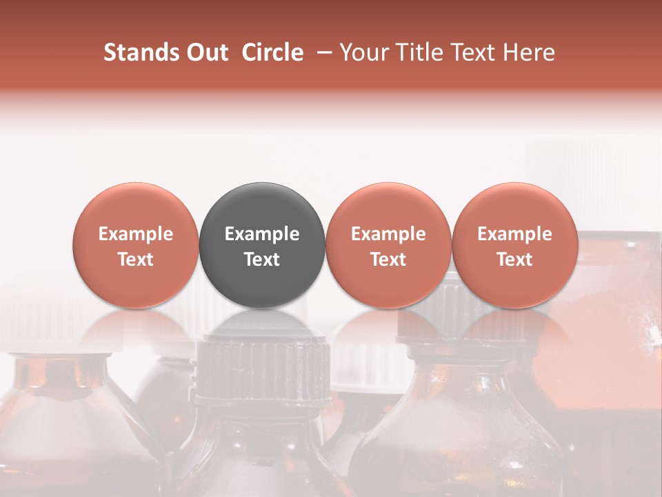 Salz Medicine Bottle Ler PowerPoint Template