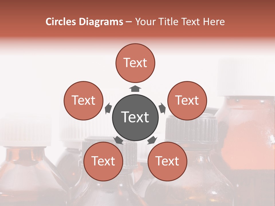 Salz Medicine Bottle Ler PowerPoint Template