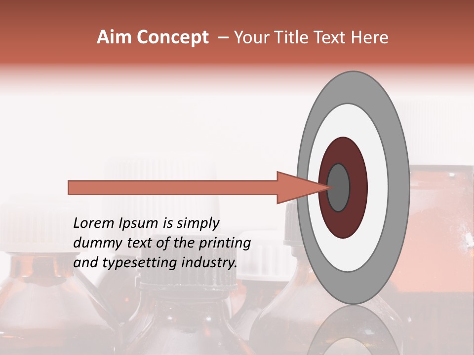 Salz Medicine Bottle Ler PowerPoint Template