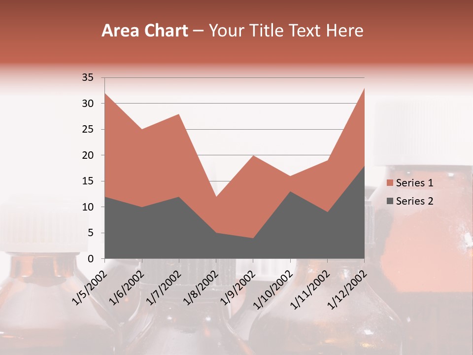 Salz Medicine Bottle Ler PowerPoint Template