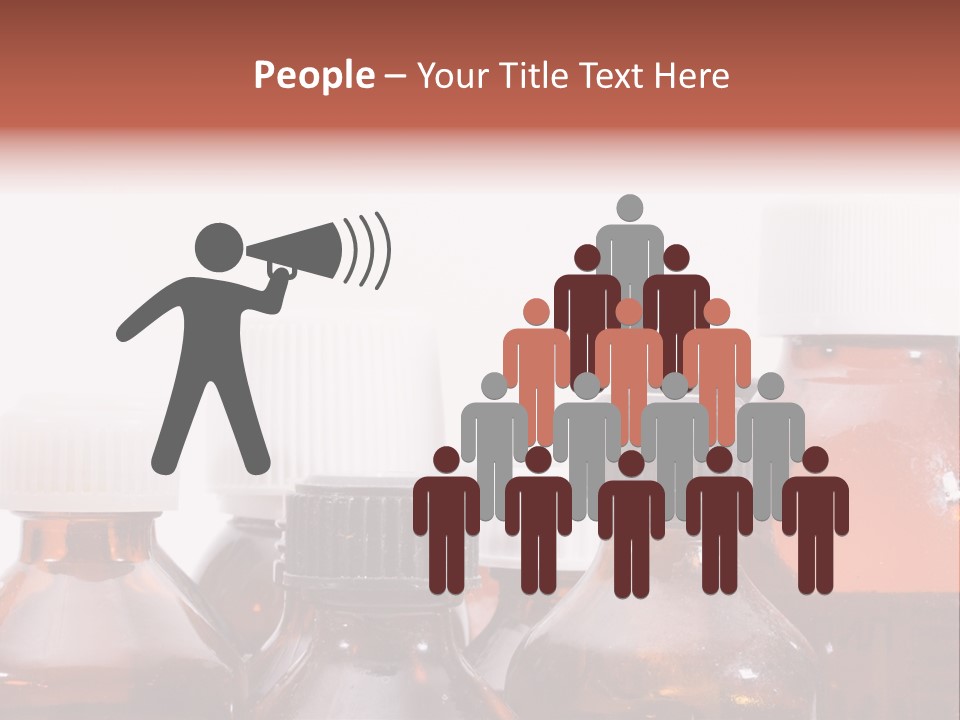 Salz Medicine Bottle Ler PowerPoint Template