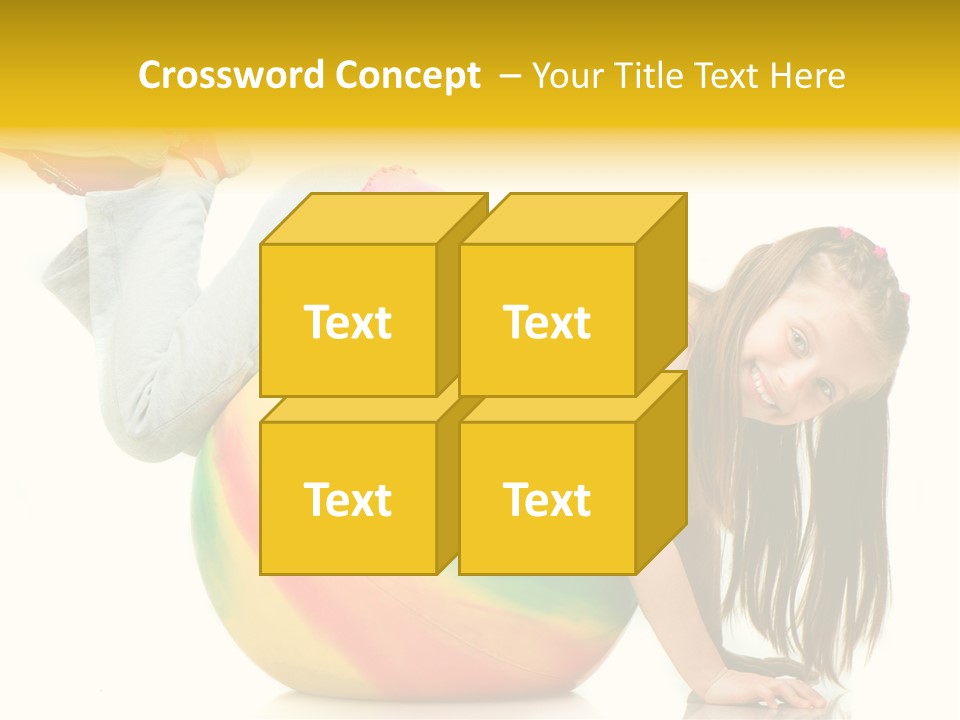 Cute Studio Stretch PowerPoint Template