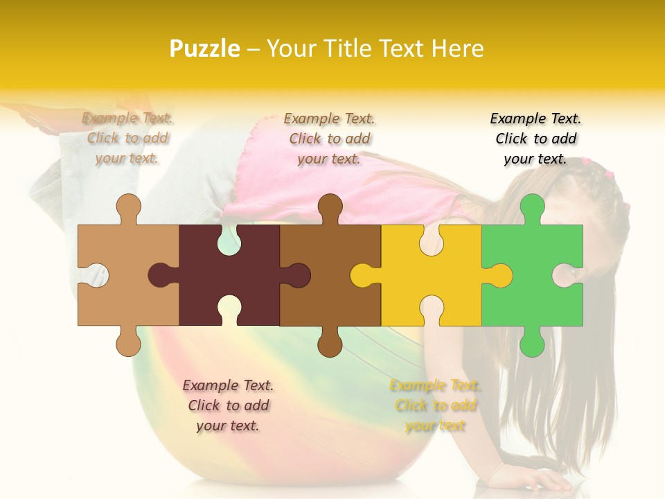 Cute Studio Stretch PowerPoint Template