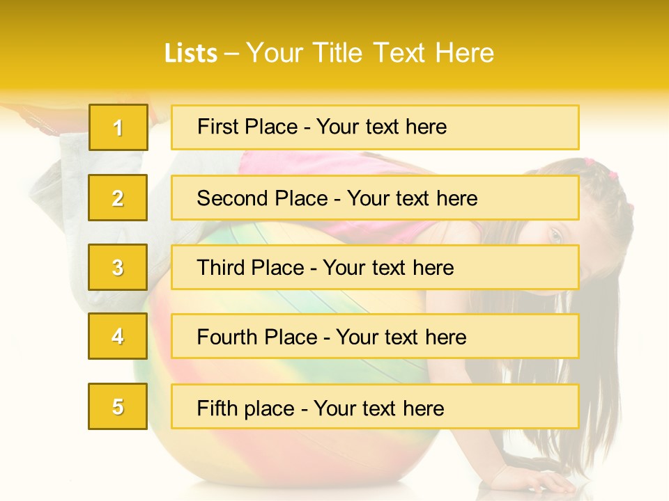 Cute Studio Stretch PowerPoint Template