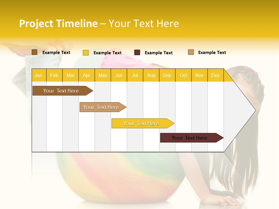 Cute Studio Stretch PowerPoint Template