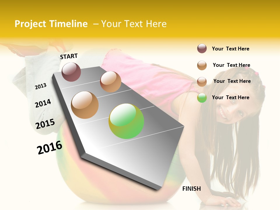 Cute Studio Stretch PowerPoint Template