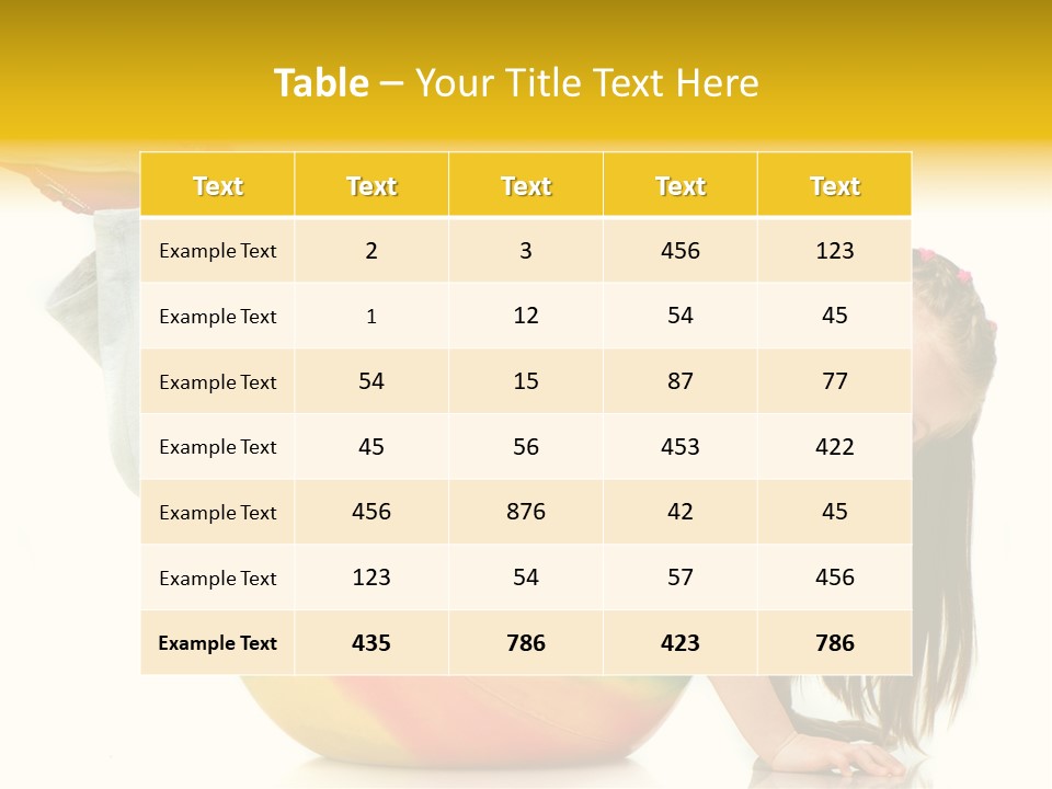 Cute Studio Stretch PowerPoint Template