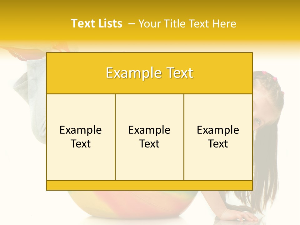 Cute Studio Stretch PowerPoint Template