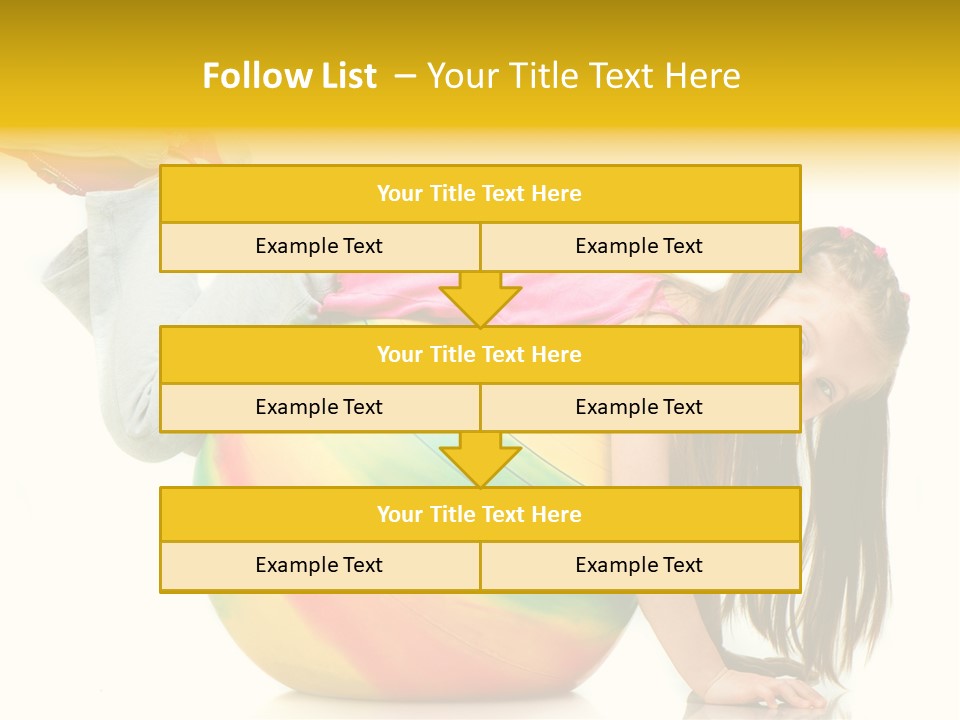 Cute Studio Stretch PowerPoint Template