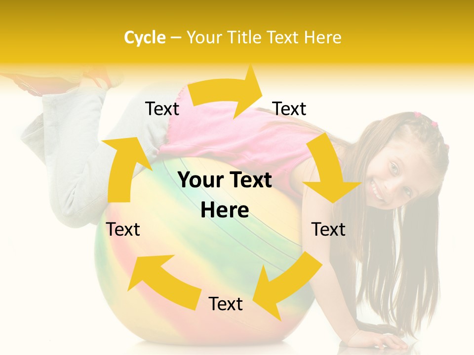 Cute Studio Stretch PowerPoint Template