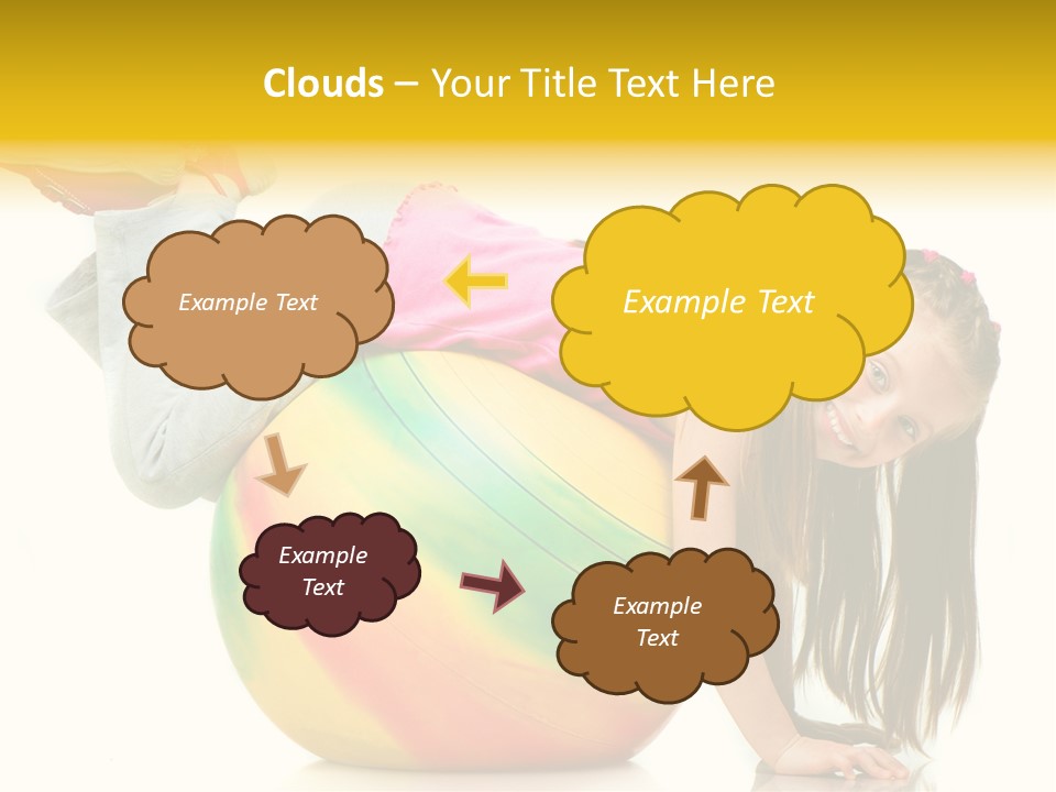 Cute Studio Stretch PowerPoint Template