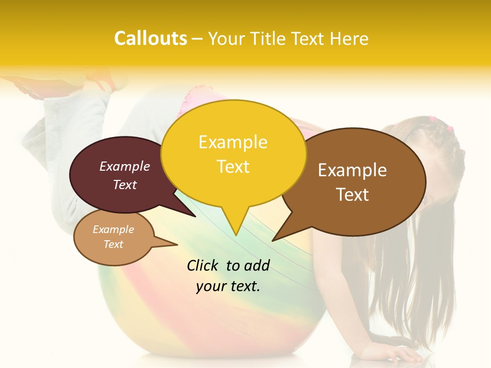 Cute Studio Stretch PowerPoint Template