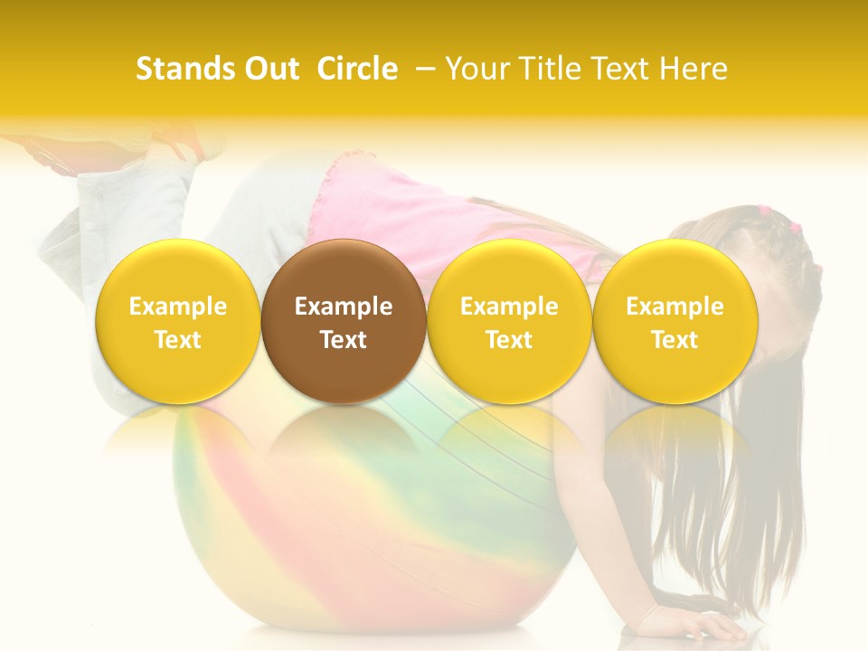 Cute Studio Stretch PowerPoint Template