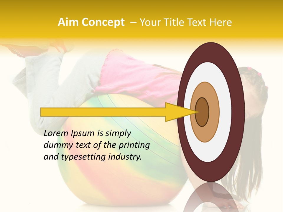 Cute Studio Stretch PowerPoint Template