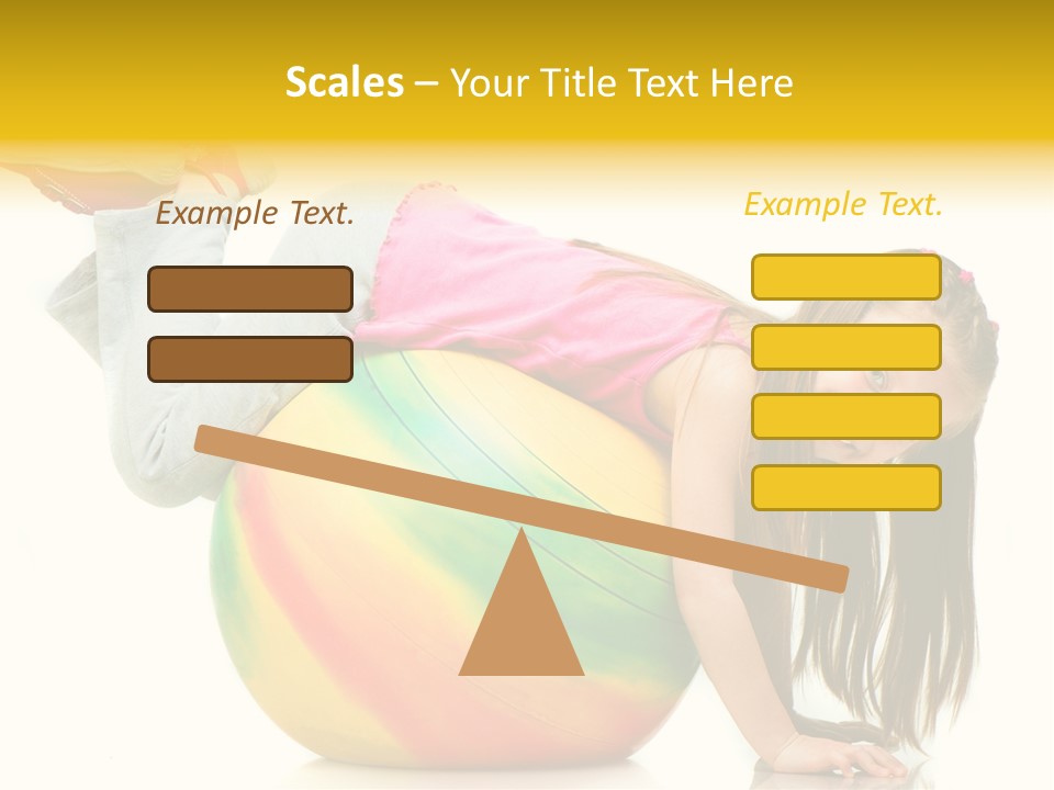 Cute Studio Stretch PowerPoint Template