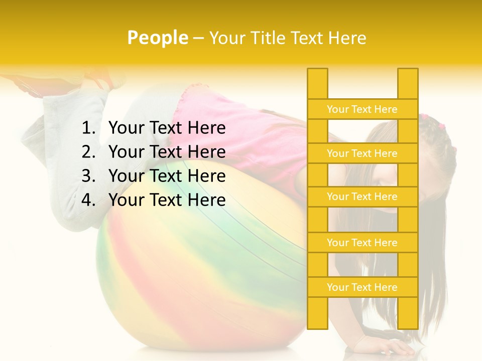 Cute Studio Stretch PowerPoint Template