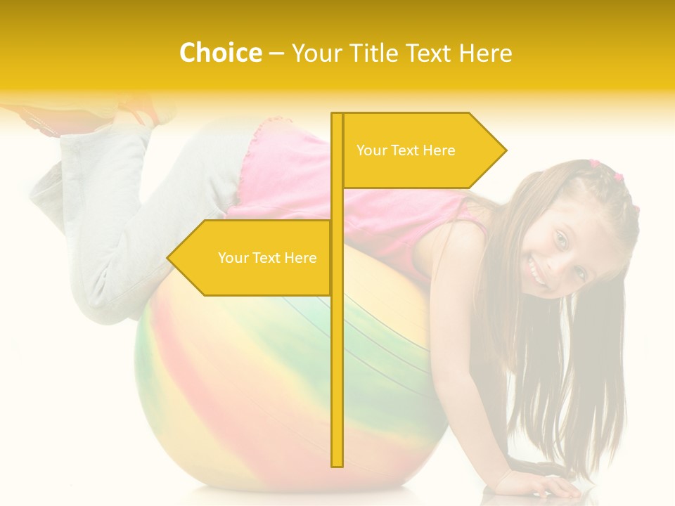 Cute Studio Stretch PowerPoint Template