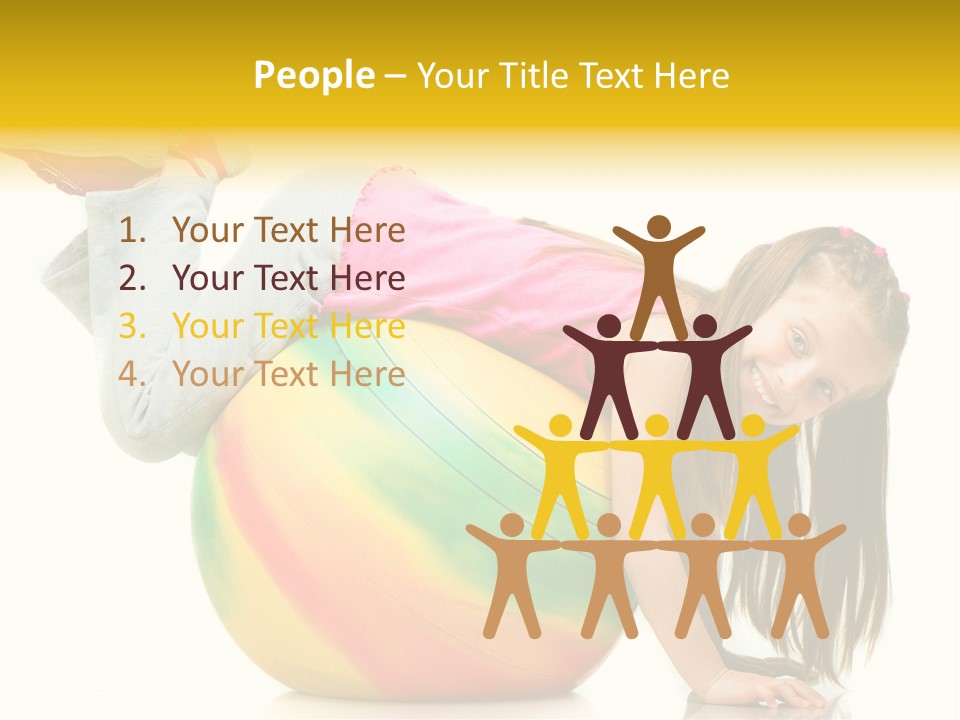 Cute Studio Stretch PowerPoint Template