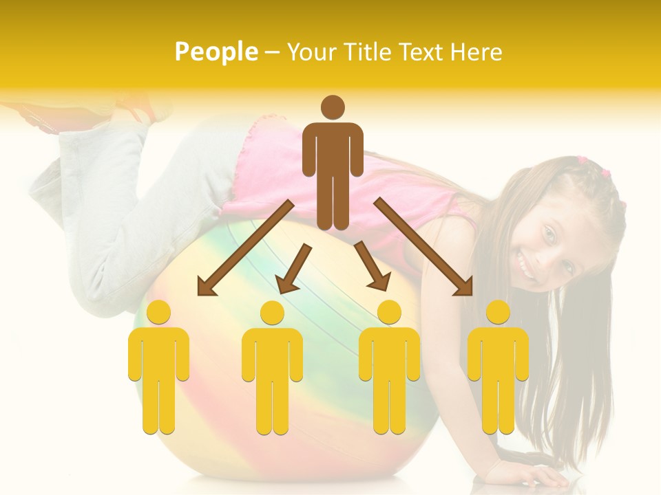 Cute Studio Stretch PowerPoint Template