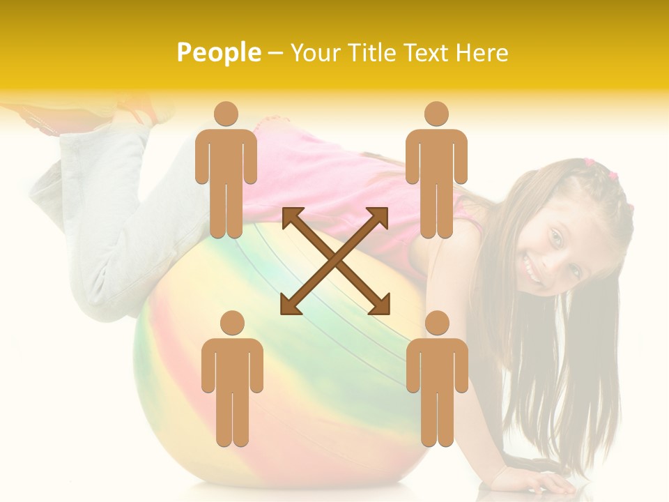 Cute Studio Stretch PowerPoint Template