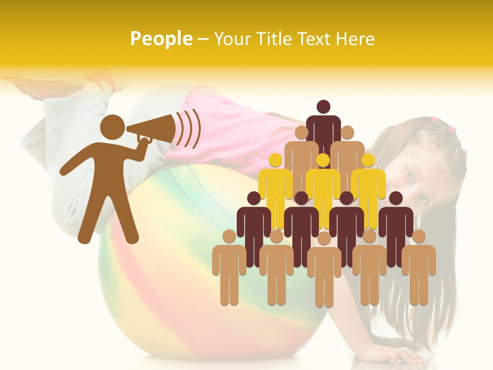 Cute Studio Stretch PowerPoint Template