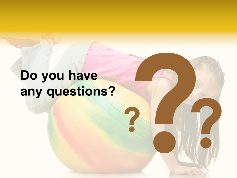 Cute Studio Stretch PowerPoint Template