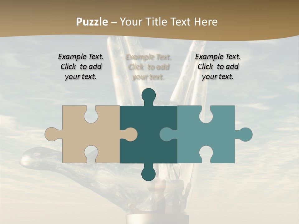 Trek Trekkers Gesture PowerPoint Template