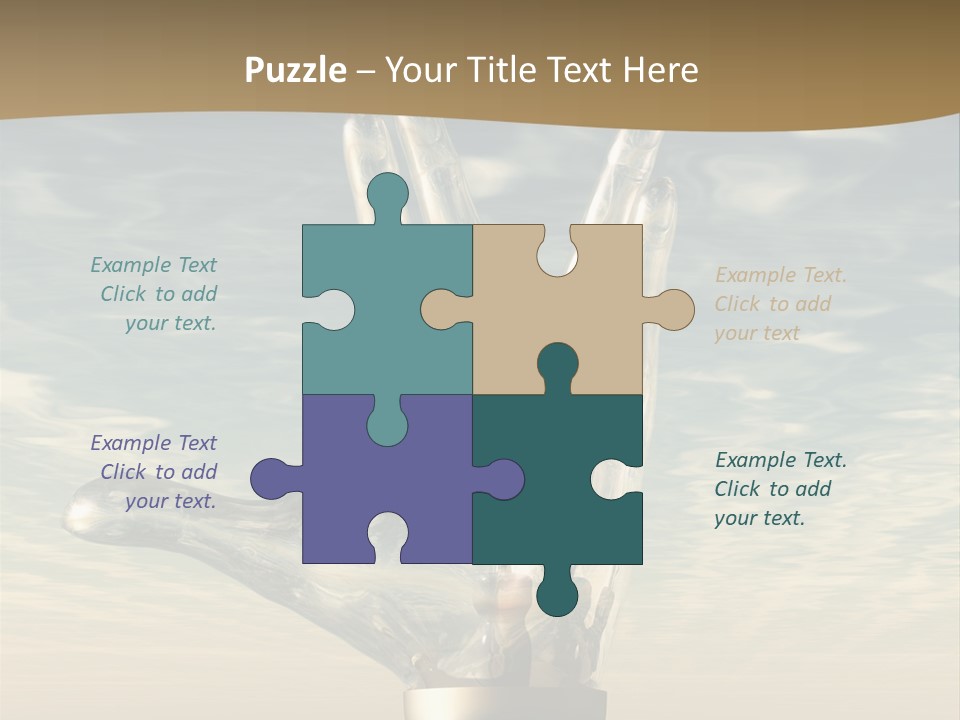 Trek Trekkers Gesture PowerPoint Template
