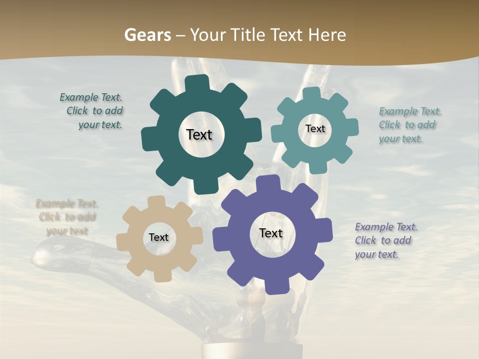 Trek Trekkers Gesture PowerPoint Template