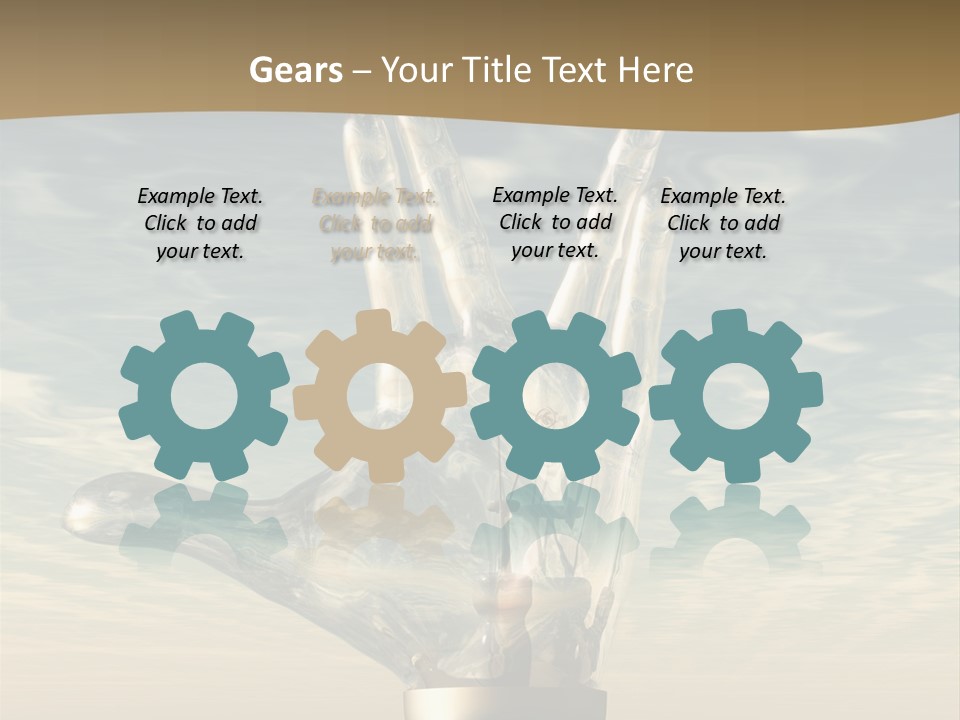 Trek Trekkers Gesture PowerPoint Template