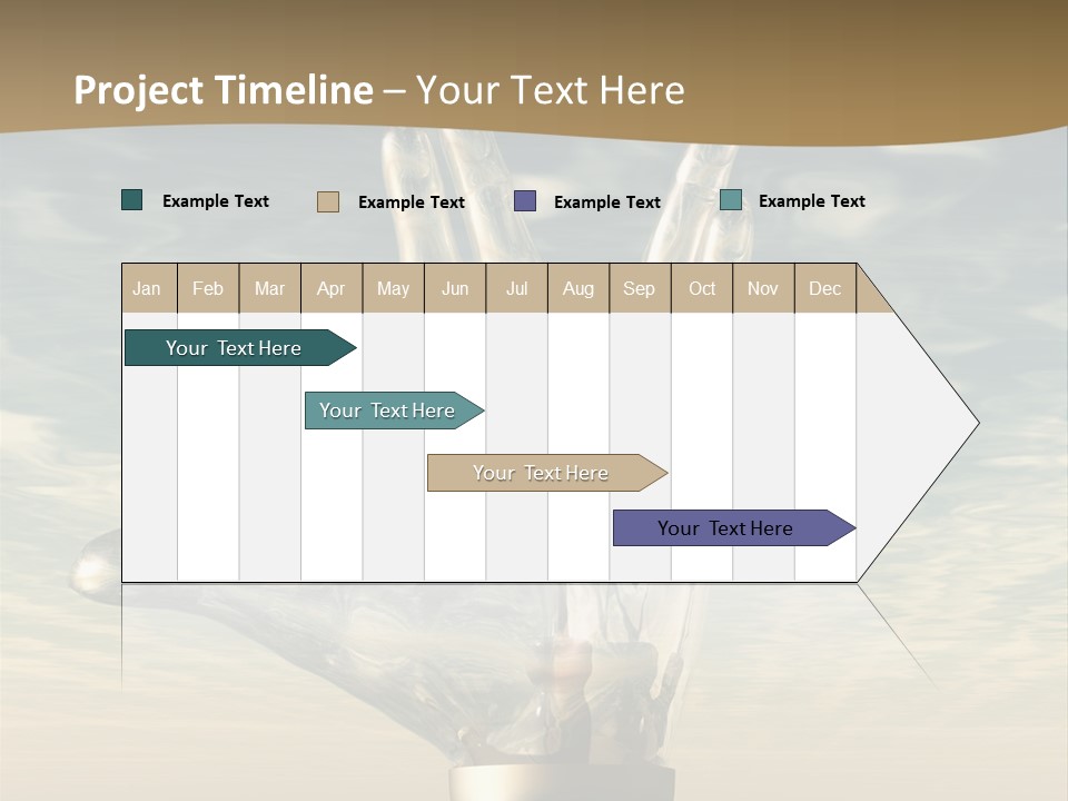 Trek Trekkers Gesture PowerPoint Template