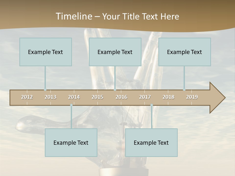 Trek Trekkers Gesture PowerPoint Template