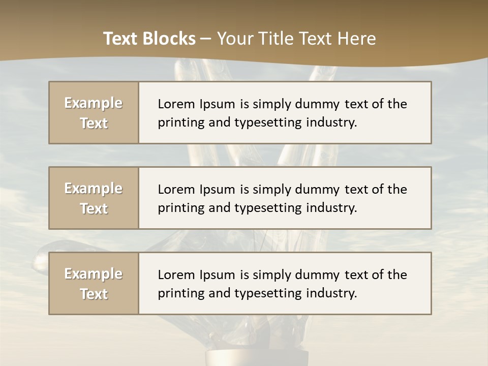 Trek Trekkers Gesture PowerPoint Template