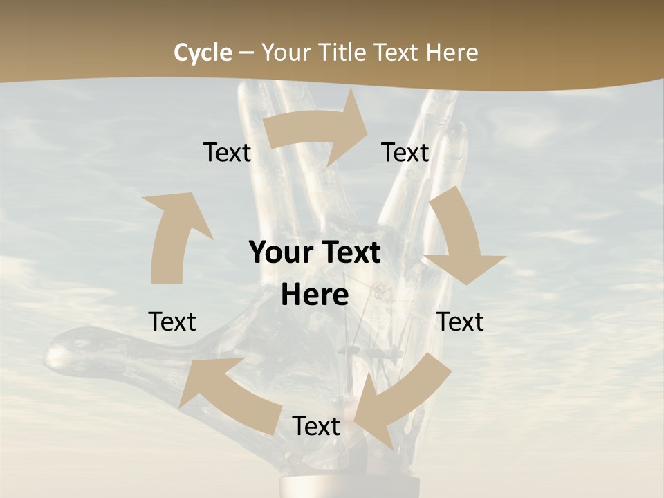 Trek Trekkers Gesture PowerPoint Template