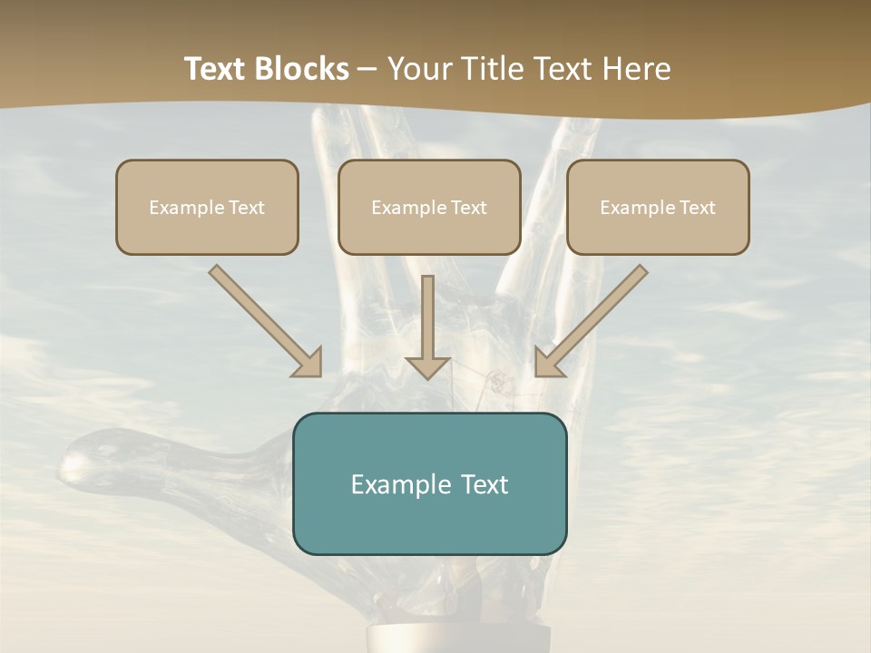 Trek Trekkers Gesture PowerPoint Template