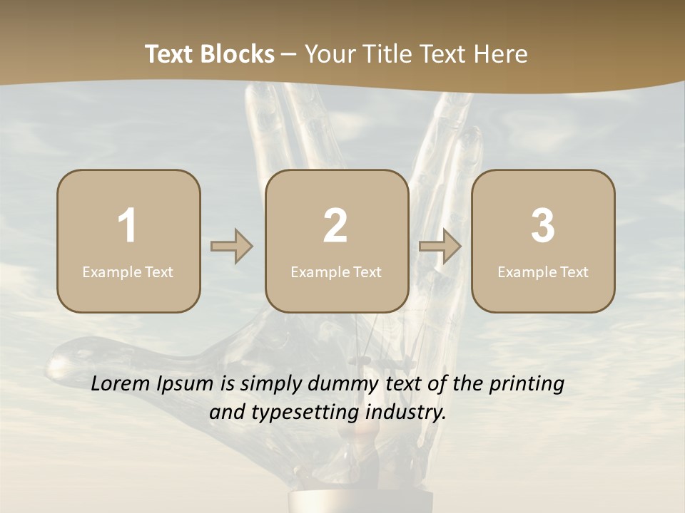 Trek Trekkers Gesture PowerPoint Template