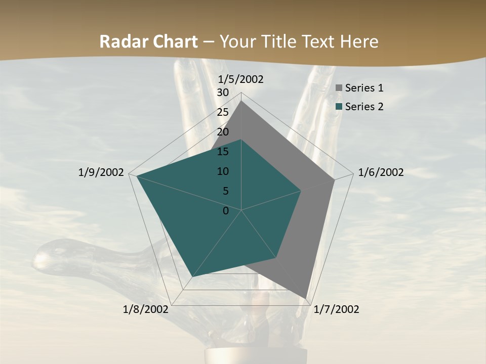 Trek Trekkers Gesture PowerPoint Template