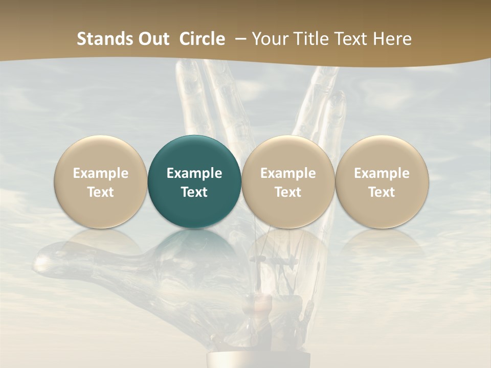 Trek Trekkers Gesture PowerPoint Template