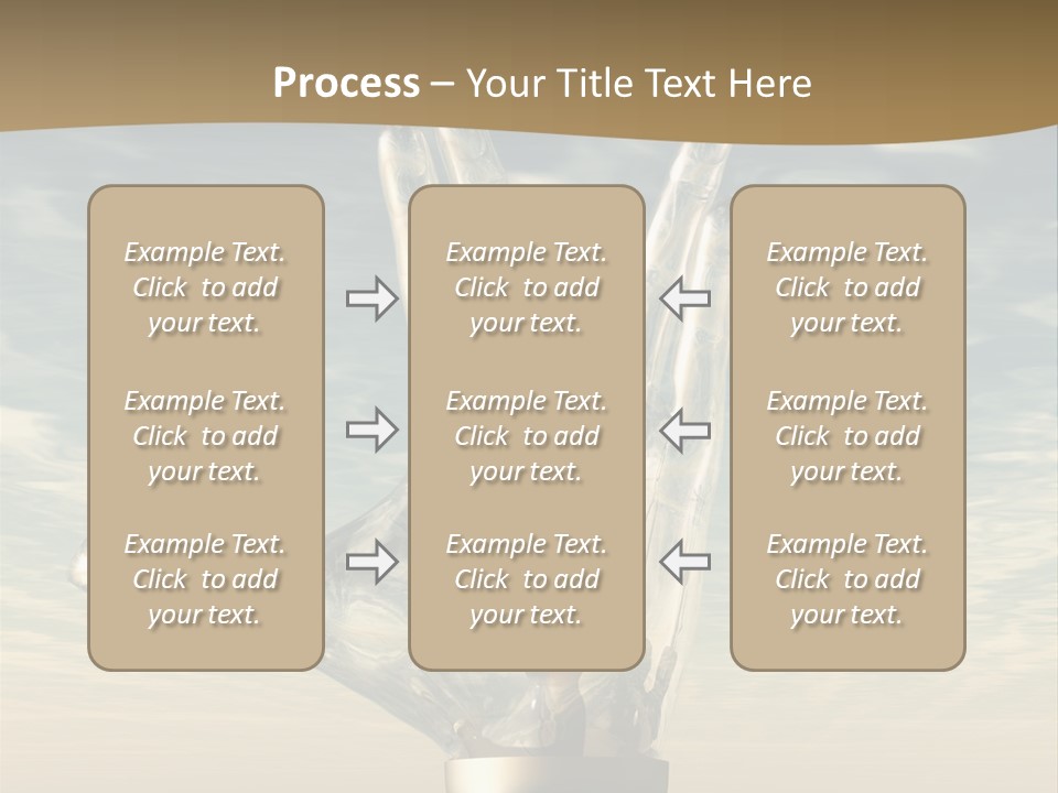 Trek Trekkers Gesture PowerPoint Template