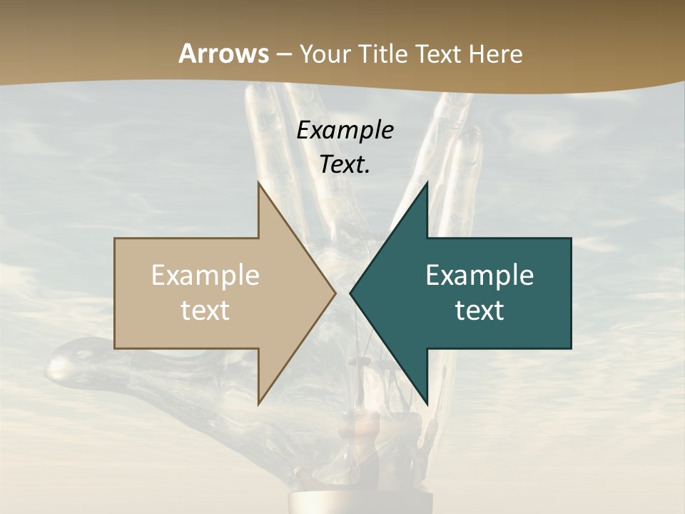 Trek Trekkers Gesture PowerPoint Template
