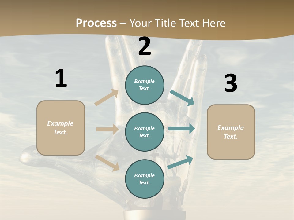Trek Trekkers Gesture PowerPoint Template