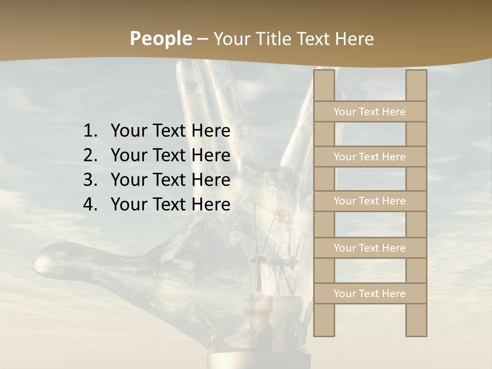 Trek Trekkers Gesture PowerPoint Template