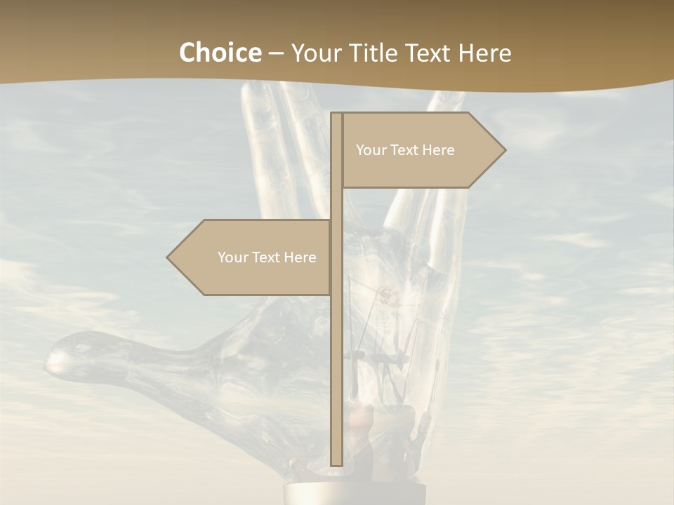 Trek Trekkers Gesture PowerPoint Template