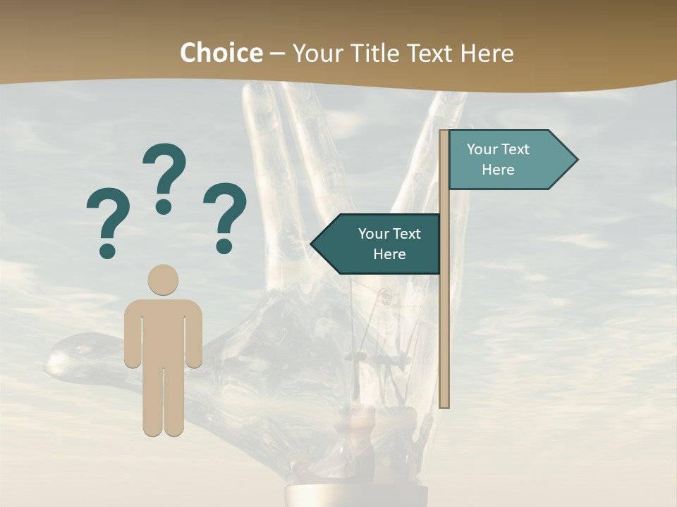 Trek Trekkers Gesture PowerPoint Template