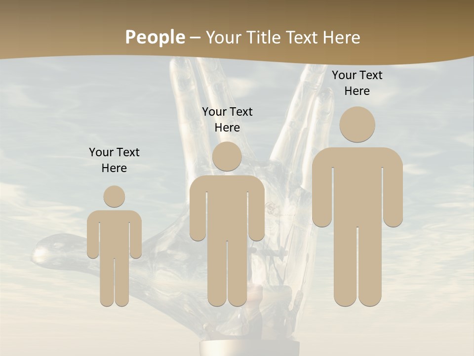 Trek Trekkers Gesture PowerPoint Template