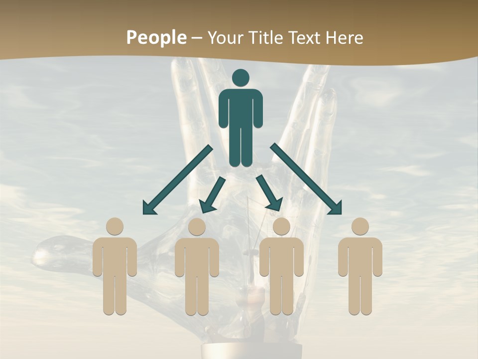 Trek Trekkers Gesture PowerPoint Template