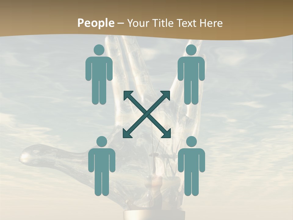 Trek Trekkers Gesture PowerPoint Template