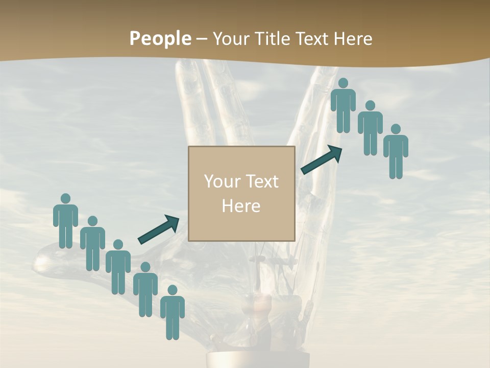 Trek Trekkers Gesture PowerPoint Template